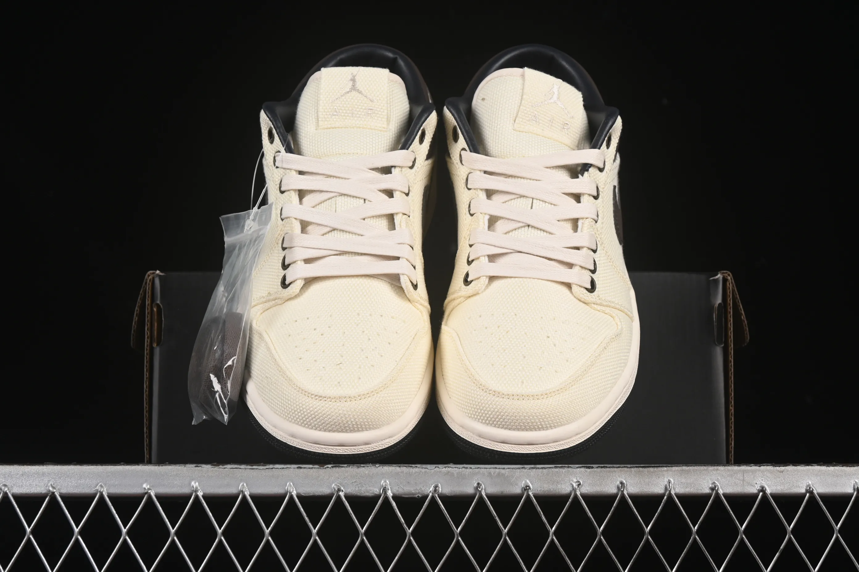 All categories Air Jordan Jordan series basketball shoes Air Jordan 1 Low Air Jordan 1 Low "Dongdan" AJ1 Joe 1 weaving beige low-top cultural and casual sneakers IB8058-110
